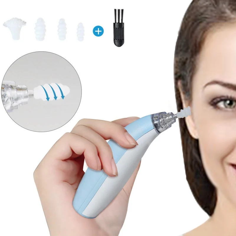 

Tips Rotating Smart Ear Cleaner Earpick Easy Earwax Removal Soft Spiral Cleaner Prevent Ear-pick Clean Tools Ear Baby Care Kit