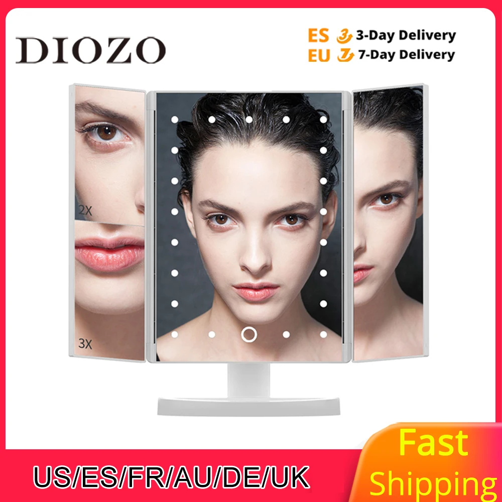 Зеркало с светильник сенсорный Экран 21 Светодиодный s iPhone макияж зеркало 1X/2X/3X