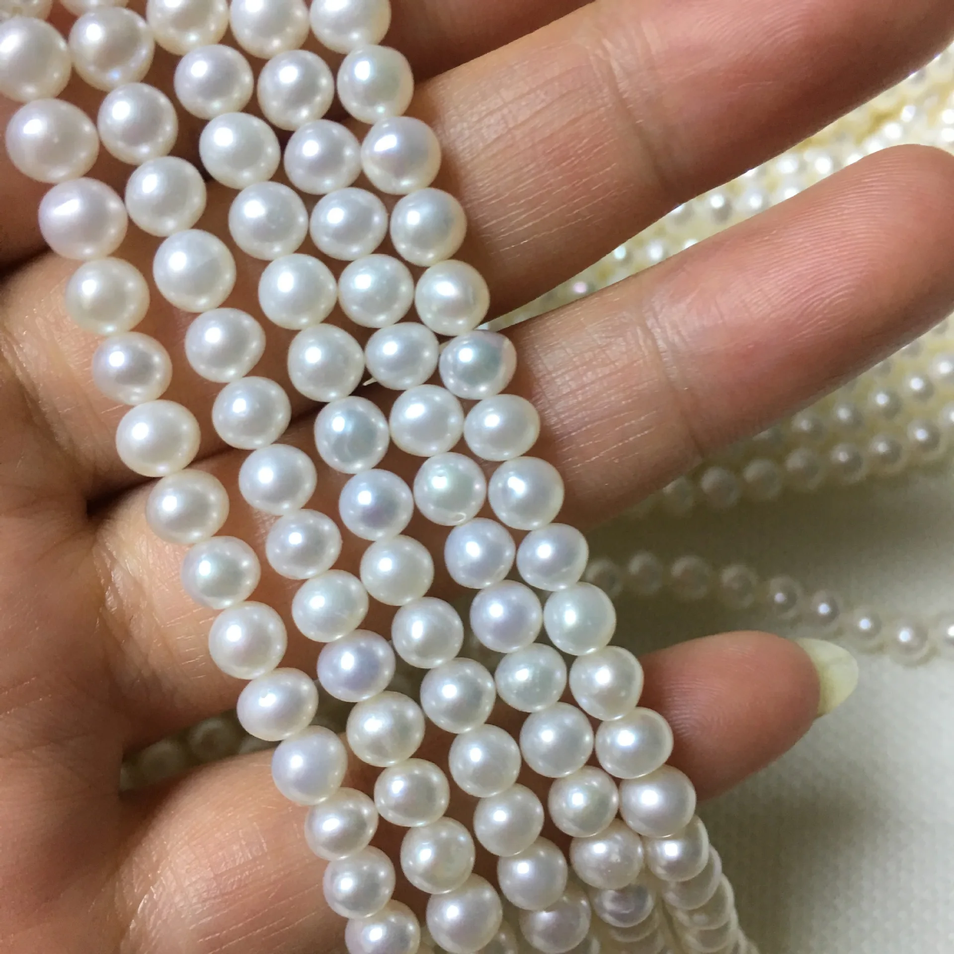 Набор из 80 шт. 4 мм искусственный пресноводный жемчуг для рукоделия