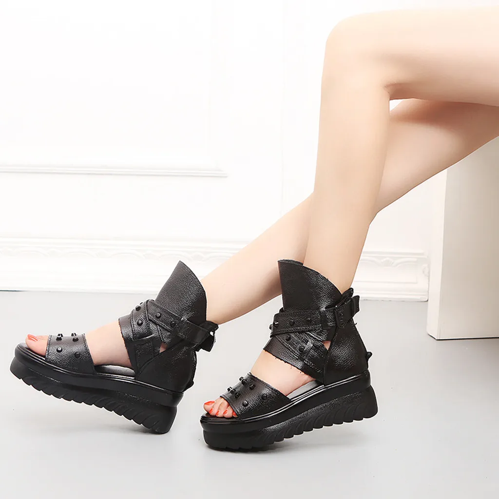 Новинка женские летние римские сандалии гладиаторы с открытым носком модные