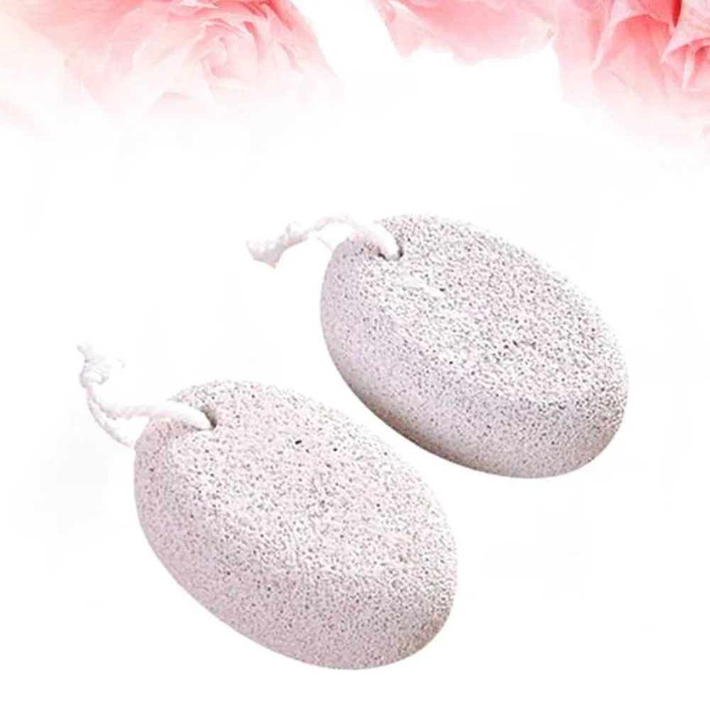 

2pcs Double-sided Pedicure Foot File Wooden Stone Callus Remover Foot Care Scrubber for Dead Skin Removal