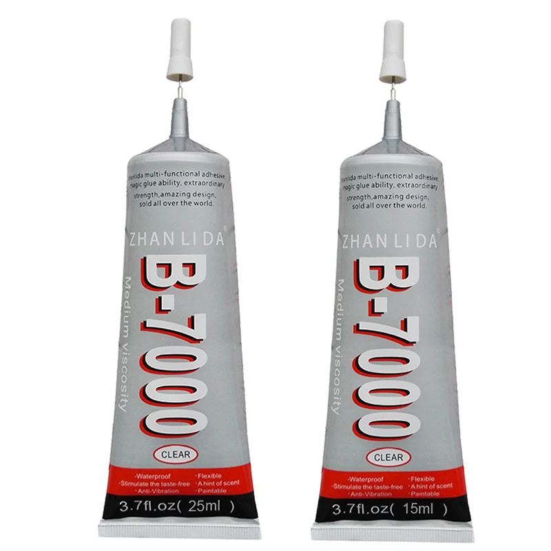 

15/25ml B-7000 Strong Adhesive Glue Super Glue Adhesive Epoxy Resin Multi Purpose For Diy Crafts Glass Touch Screen Cell Phone