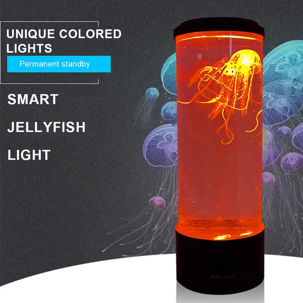 

LED Fantasy Jellyfish Lamp USB Power/Battery Powered Color Changing Jellyfish Tank Aquarium Led Lamp Relaxing Mood Night Light