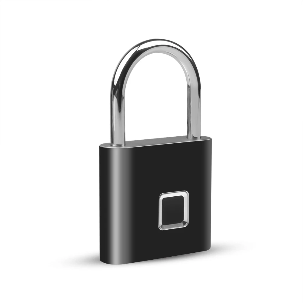 Замок с отпечатком пальца из цинкового сплава умный USB перезаряжаемый дверной