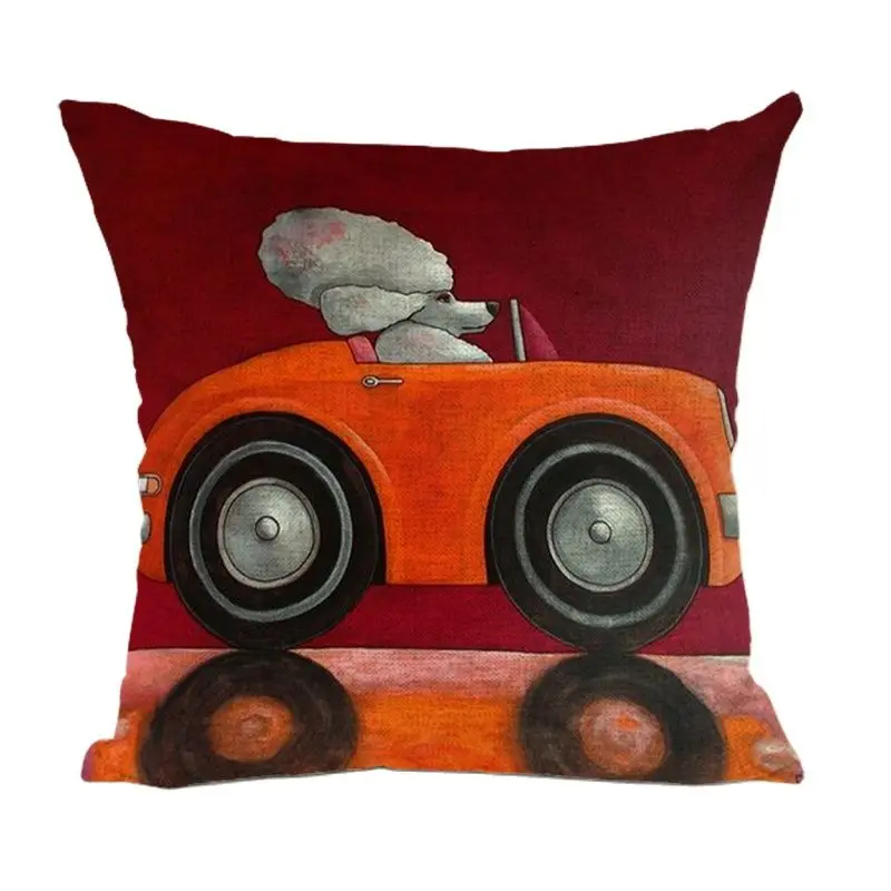 Милый Чехол на подушку для автомобиля и животного Стэн Круз квадратная наволочка