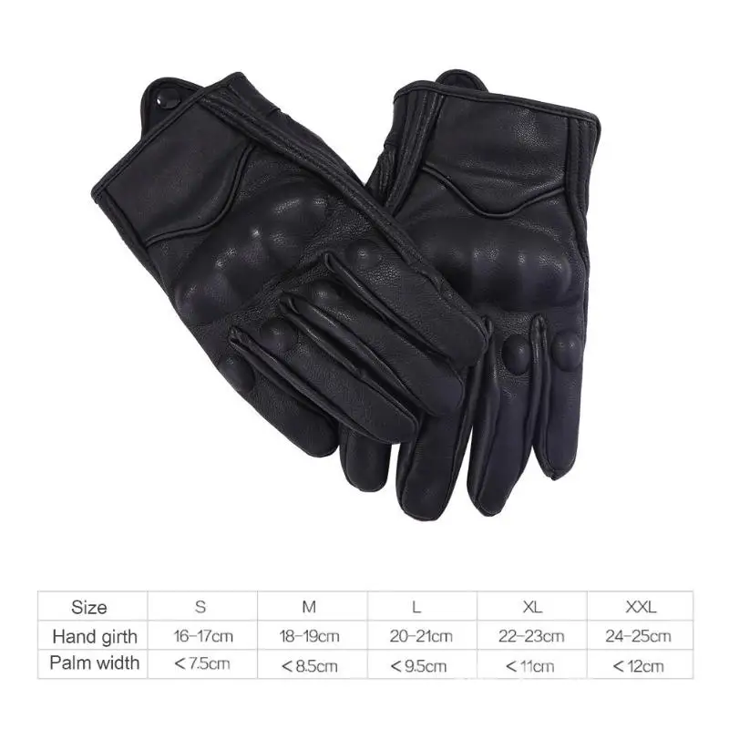 

VODOOL Leather Motorcycle Gloves Touch Screen Waterproof Full Finger Glove Outdoor Sports Racing Motocross Cycling Riding Gloves