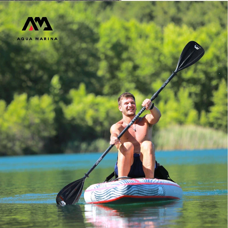 AQUA MARINA Double-sided Paddle DUAL-TECH SUP Paddle for SUP Board Oar Paddle Accessories Aluminium T Handle Oars Kayak Paddle images - 6
