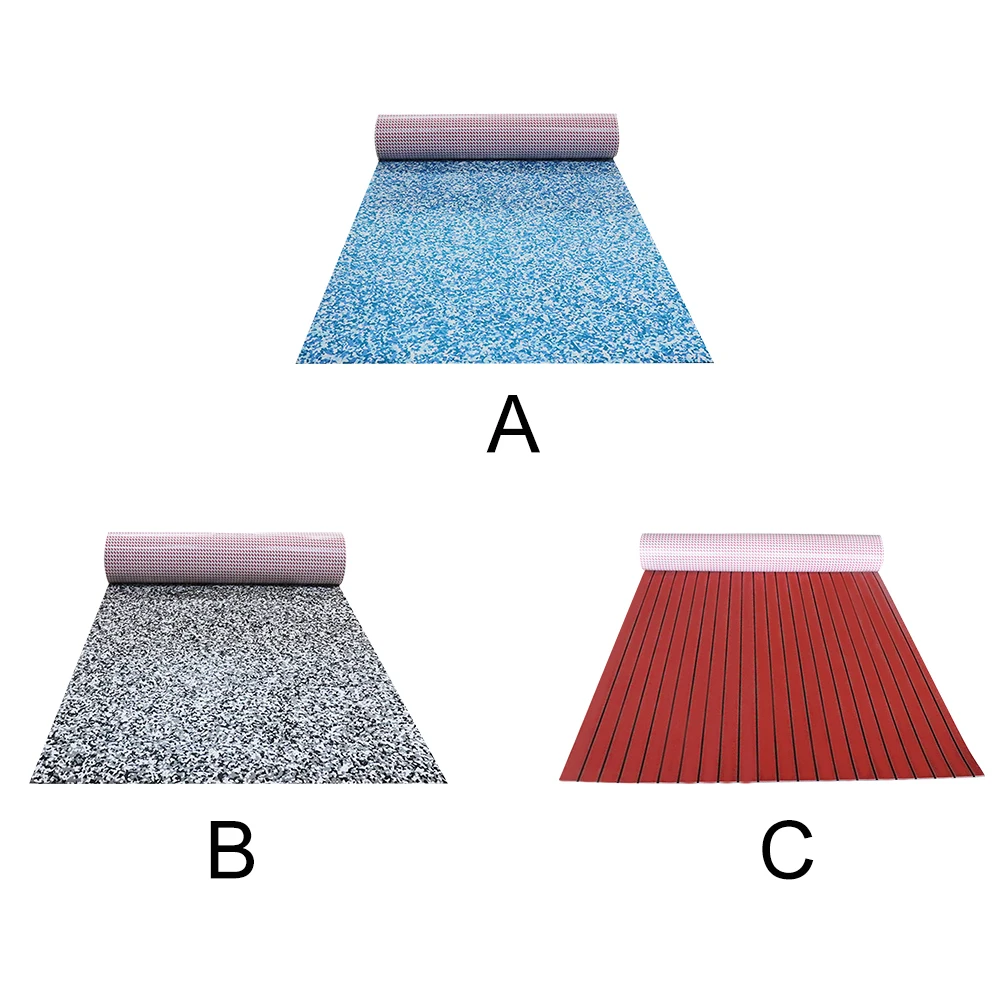 

Fly Bridge Deck EVA Mat Imitation Teak 240x45cm Anti Slip 1PC Decking Sheet Vehicle Accessories