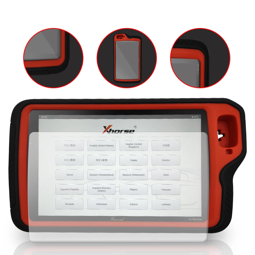 1pcs Screen Protector Full Cover HD protective Film for Xhorse VVDI Key Tool Plus Pad Programmer | Автомобили и мотоциклы