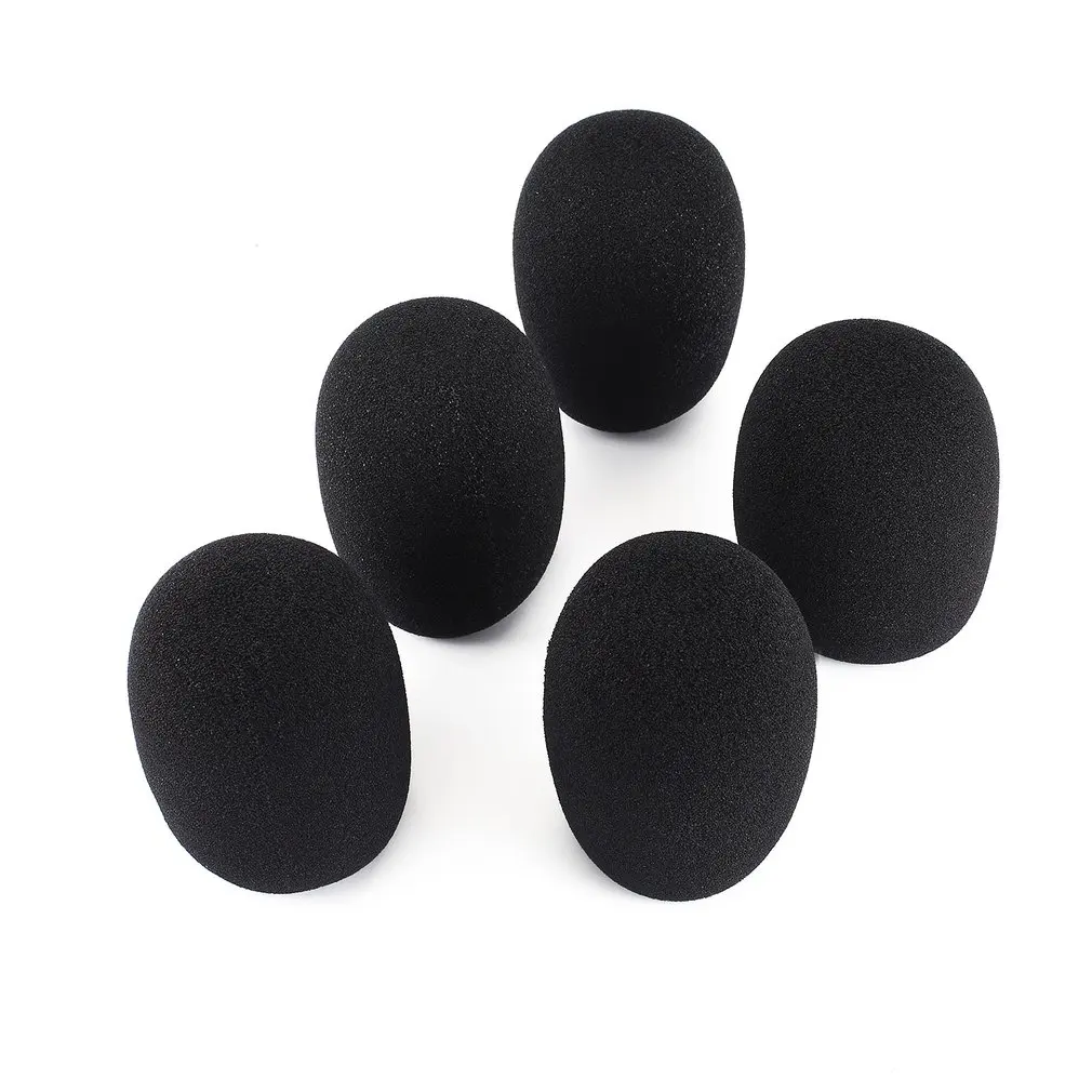 5pcs Headset Replacement Foam Microphone Cover Mic Windshield Wind Shield Pop Filter ONLENY / | Электроника