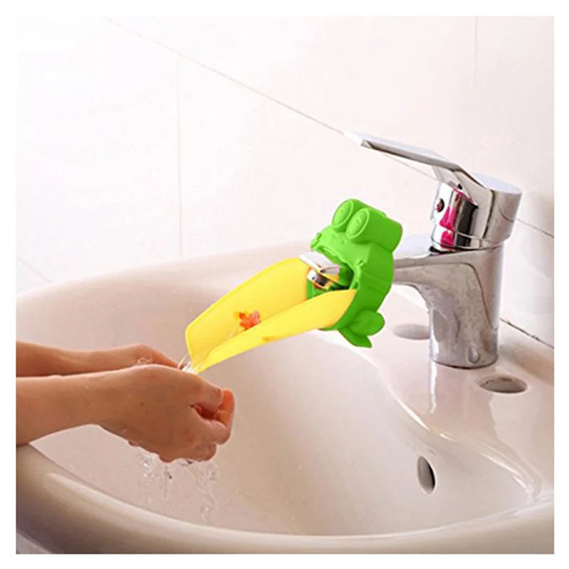 Ванная комната раковина кран желоб расширитель Дети дети мыть руки воды