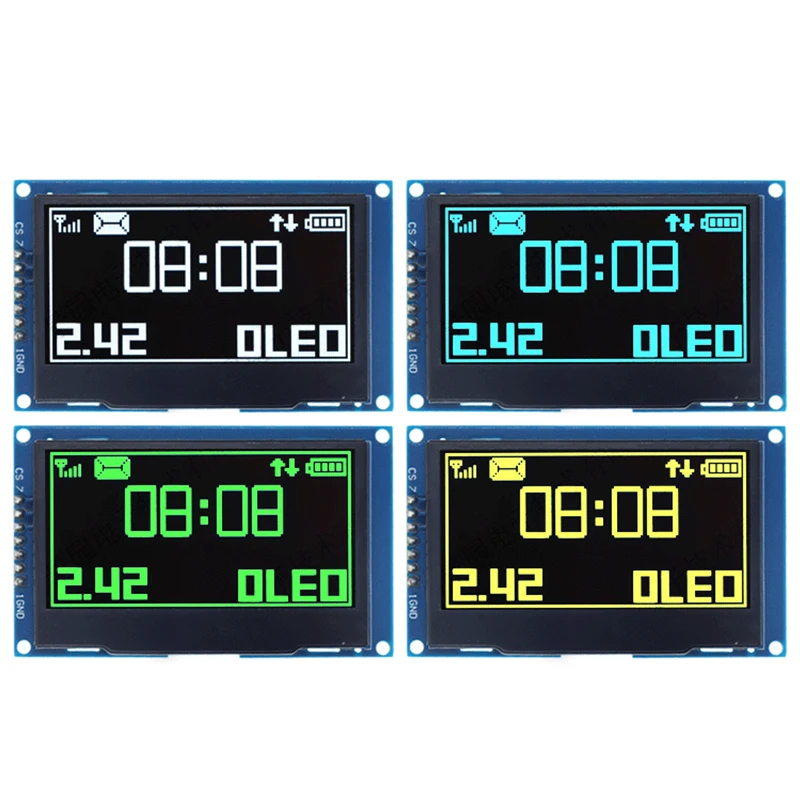 Модуль OLED дисплея 2 42 дюйма x 6 4 модуль ЖК HD экрана SSD1309 7 контактный