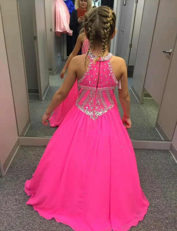 Милое пурпурное Пышное Платье для девочек 2020 праздничное платье принцессы с