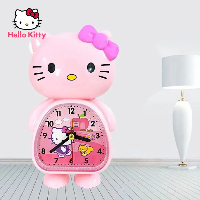 Будильник Hello Kitty Мультипликационный супер громкий для студенческого общежития