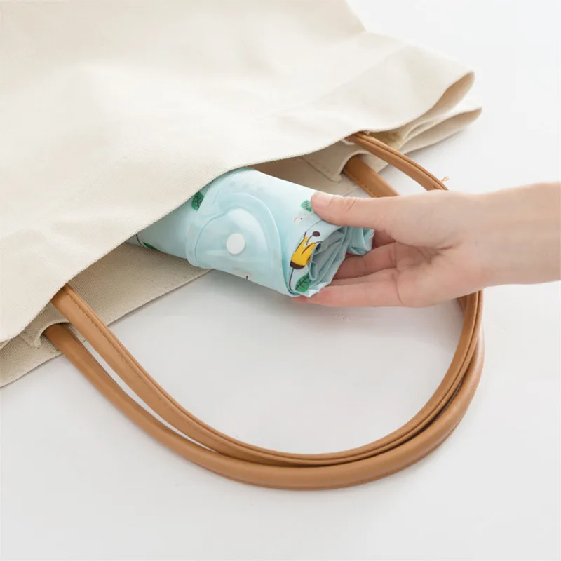 Новинка 2020 водонепроницаемая полиэфирная Складная многоразовая Эко сумка для