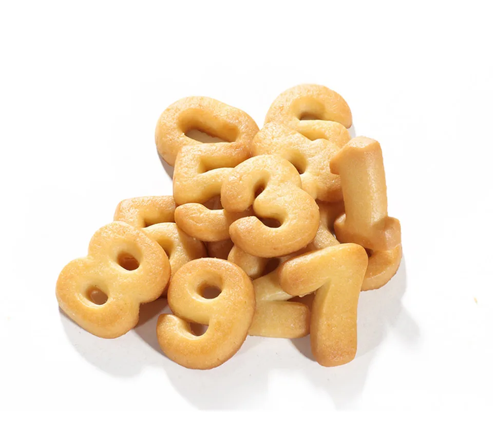 9PCS/Set 0-8 Arabic Numerals Cookie Cutters Molds Puzzle Numbers Cute Candy Stainless Steel Biscuit Mold DIY Baking Tools | Дом и сад