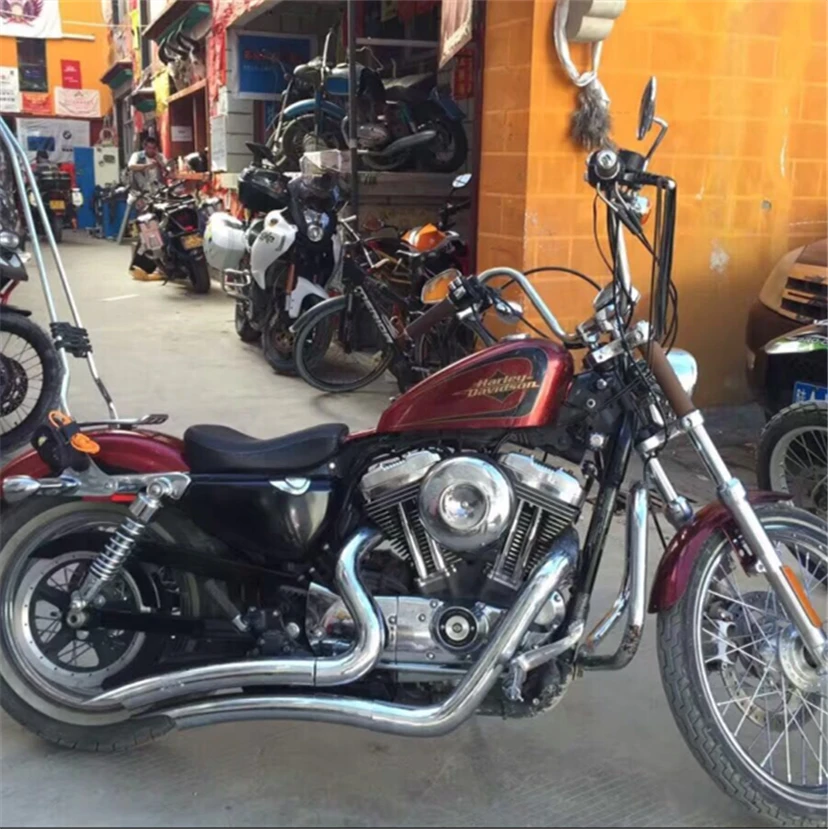 Выхлопная труба для мотоцикла вентиляционная с глушителем глушитель Harley Sportster Iron