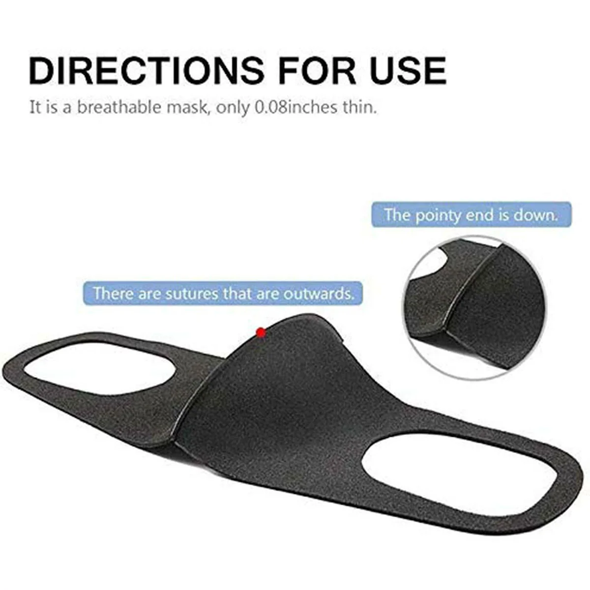 

5/10pc Adult's Face party Maks Sponge Anti-Dust Protective Maks for Boys Girls