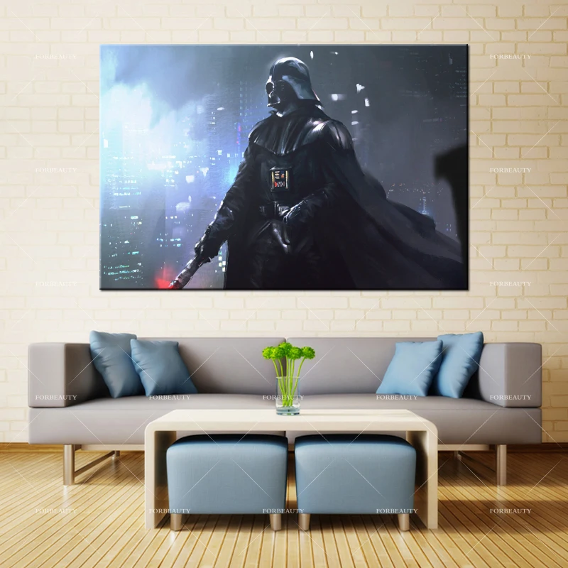 Forbeauty Картина на холсте настенное искусство wars_darth_vader_anakin_skywalker печать