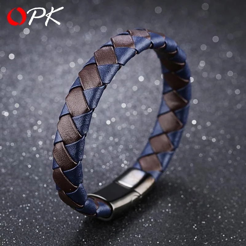 Бренд мужской браслет европейские и американские аксессуары из воловьей кожи