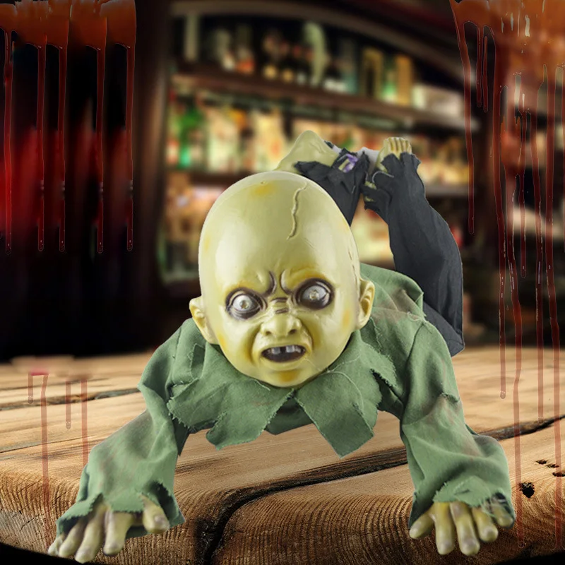 Хэллоуин Страшные украшения трюки страшные реквизиты светящиеся призраки