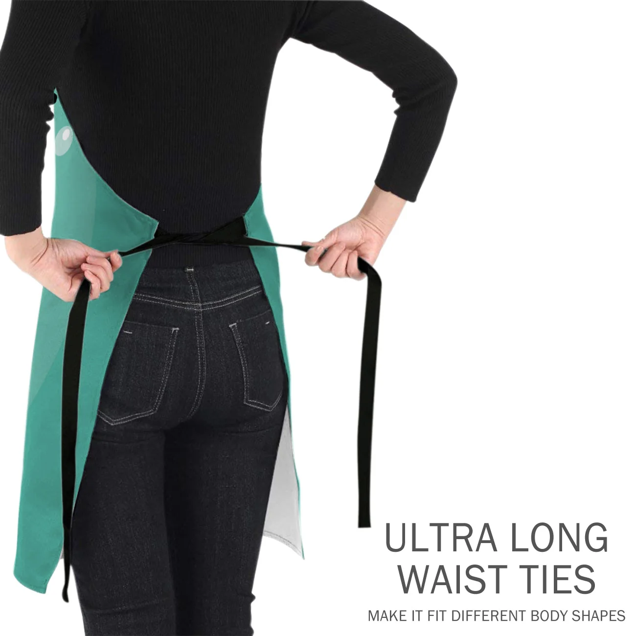 Tophome кухонный фартук для купания с принтом бульдога регулируемые фартуки из