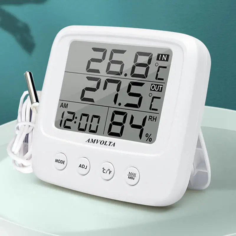 amvolta digital thermometer hygrometer indoor mini temperature humidity meter outdoor lcd electronic monitor baby room free global shipping