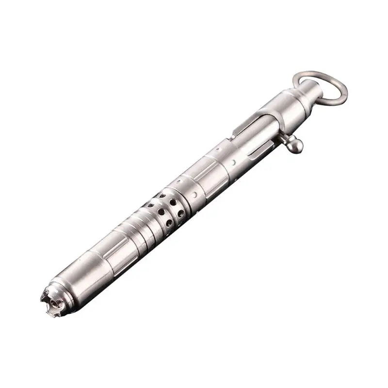 

Practical Solid Titanium Alloy Gel Ink Pen Retro Bolt Action Writing Tool Supply
