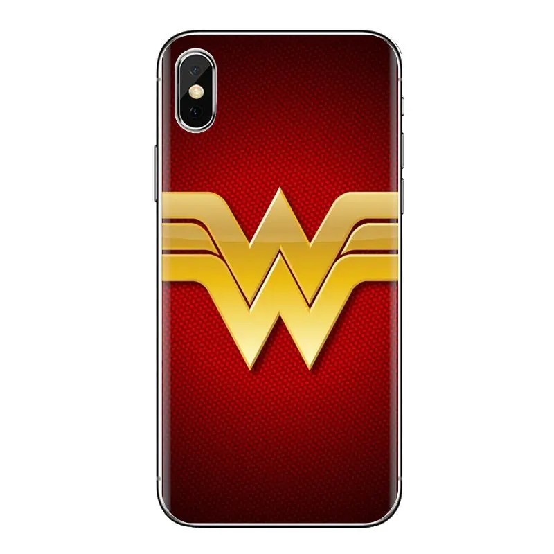 Рисунком Супермен и Бэтмен чудо-женщина сотовый Чехол для телефона huawei Honor 7X V10 6C V9