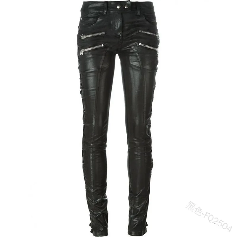 Модные женские облегающие брюки для ночного клуба бара вечерние готические