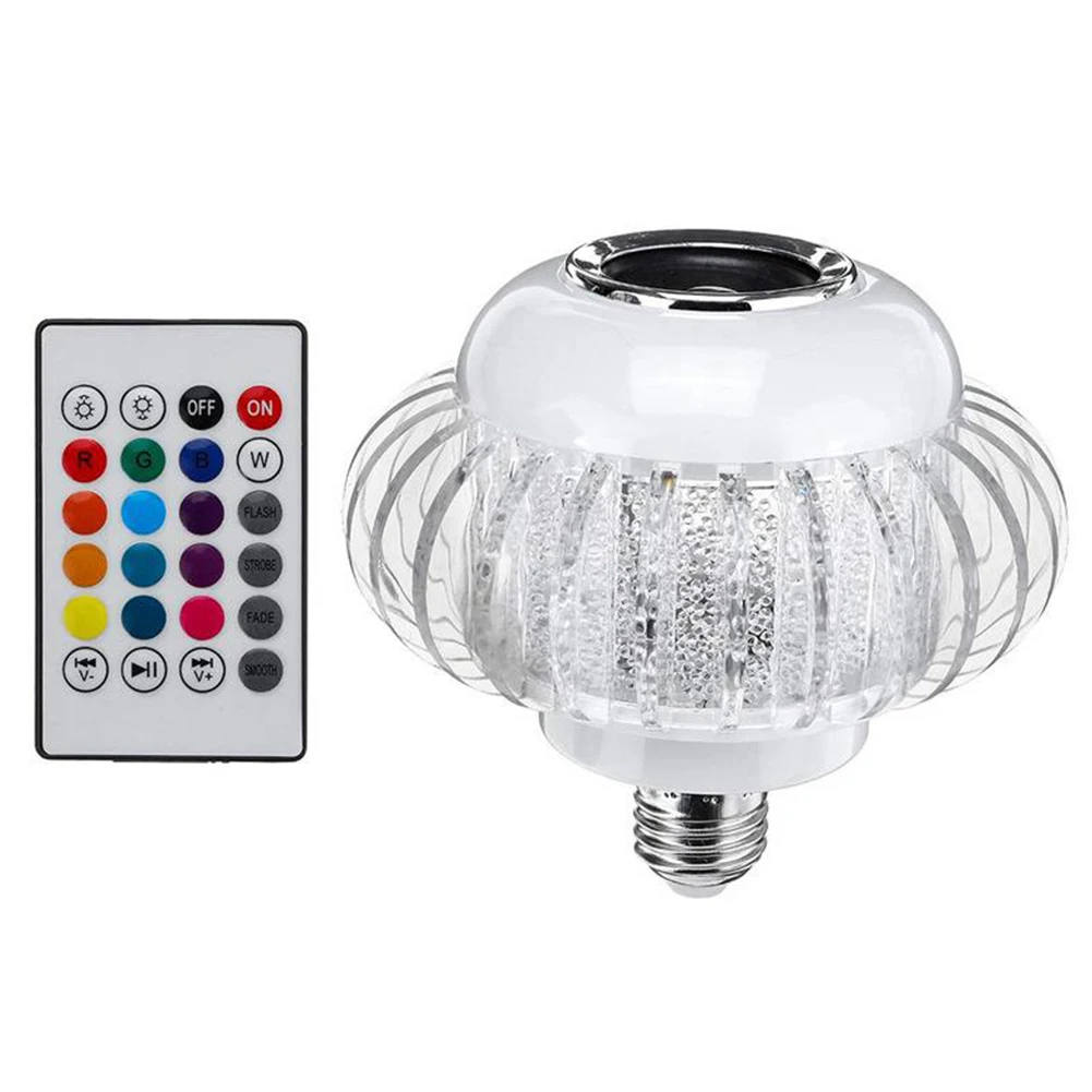 

E27 Smart Control Lamp Led RGB Music Light Bulb Wireless Music Playback Lamp Colour Changing Bulb Remote Control Led Decor Home