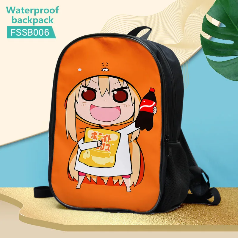 Himouto Umaru chan модные аниме рюкзаки Школьные Рюкзаки повседневные сумки дорожный