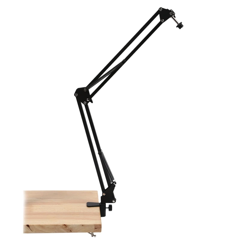 HOT Pro Desktop Microphone Suspension Scissor Arm Stand Table Mounting Clamp for Samson Blue Yeti Snowball | Электроника