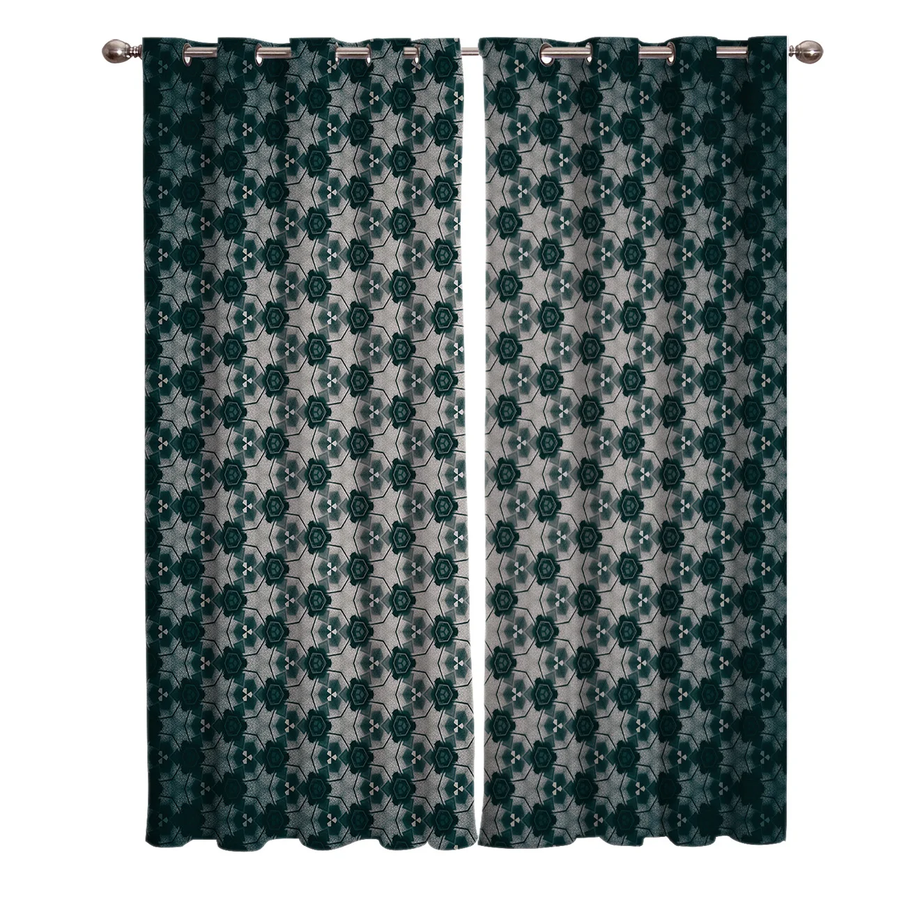 Марокканские Цветочные градиенты цветочные занавески на окно Живописные