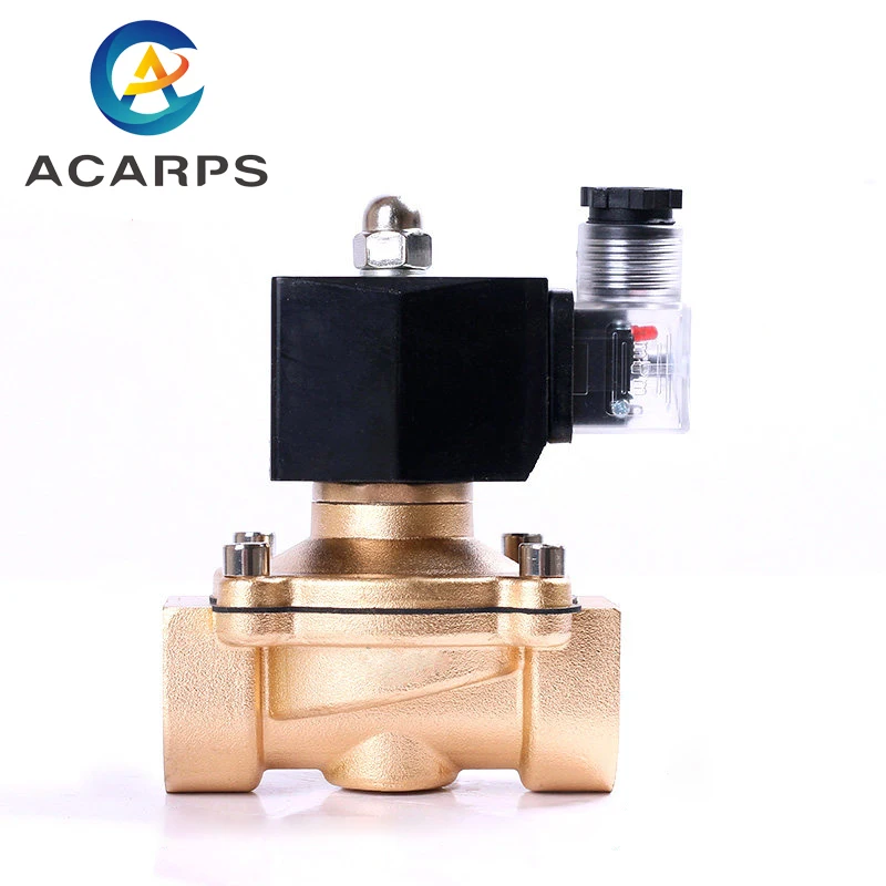 1 &quotНормально закрытый латунный Соленоидный клапан 220 В для газа аварийного