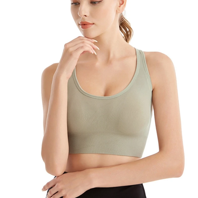 

Summer Women Sports Bra Push Up Crop Top Female Fitness Gym Hollow Breathable Tops Sexy Running Yoga Bras Athletic Sportswear