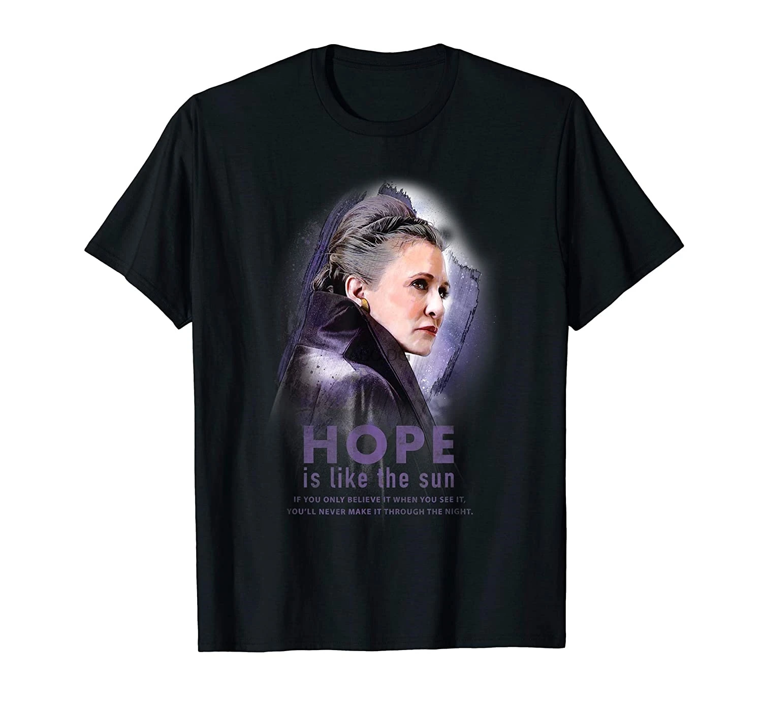 Обычная футболка Leia Organa Hope похожа на солнце|Мужские футболки| |