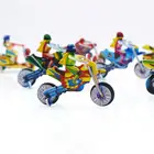 1 @ #1 шт. круглая прозрачная Игрушечная машина, небольшая Инженерная модель автомобиля, детские игрушки, подарок, случайный цвет, литой игрушечный автомобиль