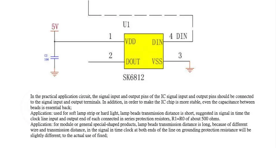 1000 шт. SK6812 WS2812B светодиодный чип WS2812 IC в светодиодный чип SMD 5050 RGB для полосы экрана DC5V индивидуально адресуемый