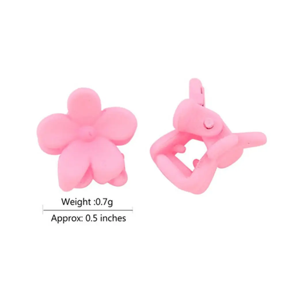 10 шт./партия милые маленькие когти для волос с цветком сливы детские заколки