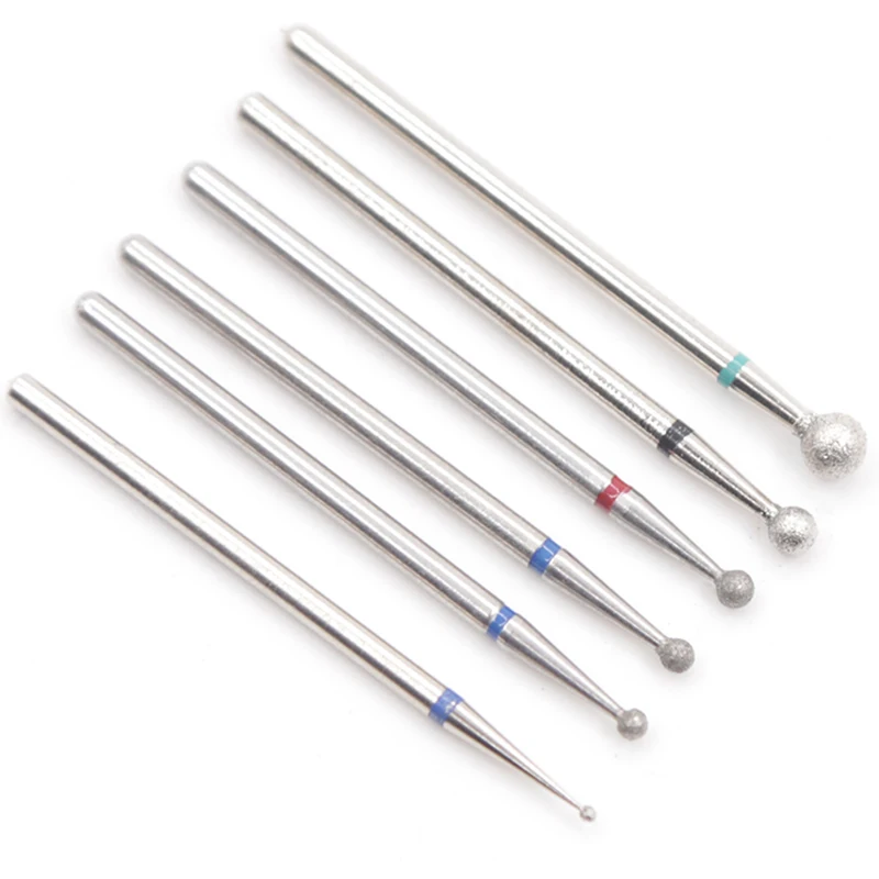 69 6PCS Diamond Cutters for Manicure Set Silicon Ceramic Stone Nail Drill Bits Set Milling Cutters for Pedicure Manicure Machine - Цвет: 69