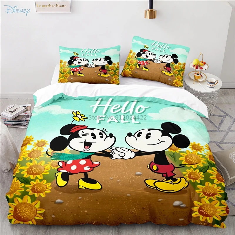 Комплект постельного белья Disney с Микки Маусом комплект Красного для влюбленных