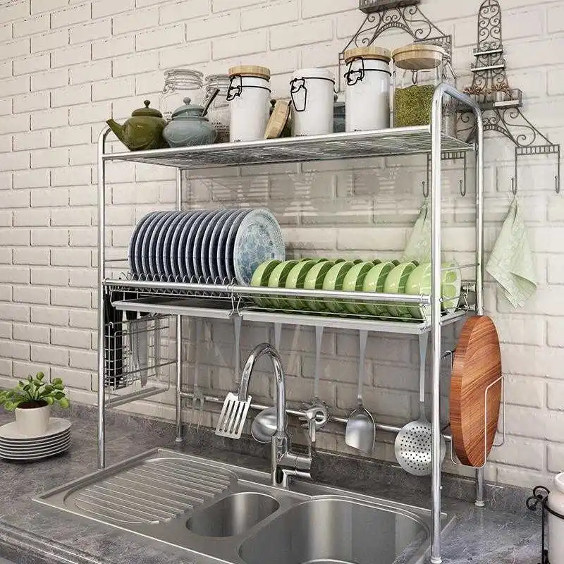 

Organization Afdruiprek Sink Organizer And Storage Accessories Malzemeleri Stainless Steel Mutfak Cuisine Cozinha Kitchen Rack