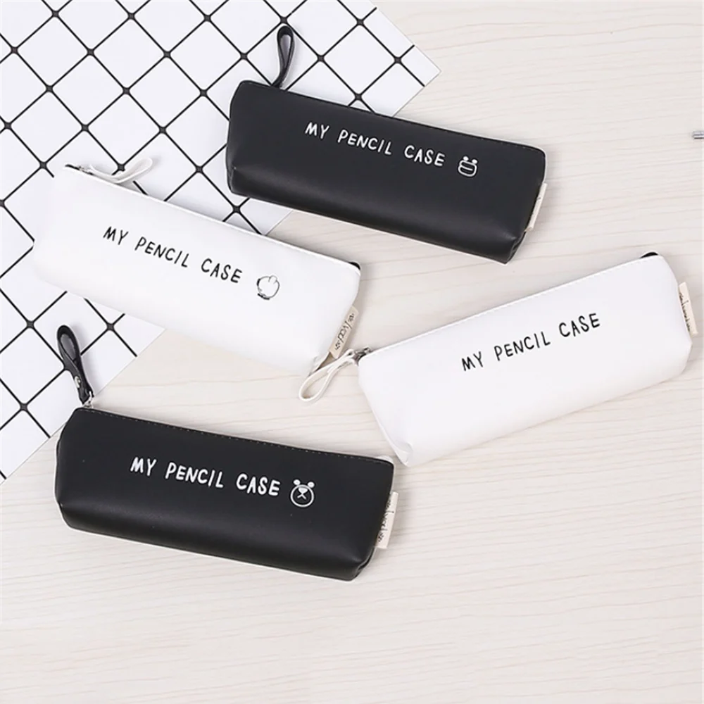 1 шт. портативный чехол карандаш из искусственной кожи органайзер для