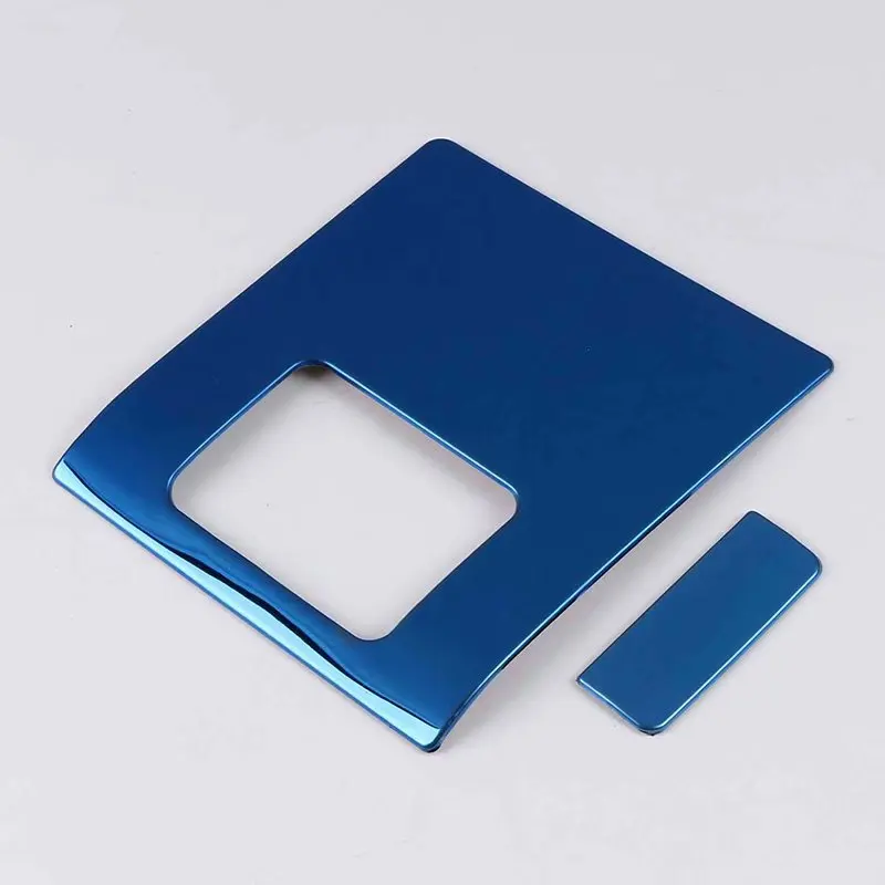 

For Toyota Camry 2018 2019 2020 70 V70 Xv70 Car Driver Side Storage Box Switch Panel Stainless Steel Accessories 2pcs