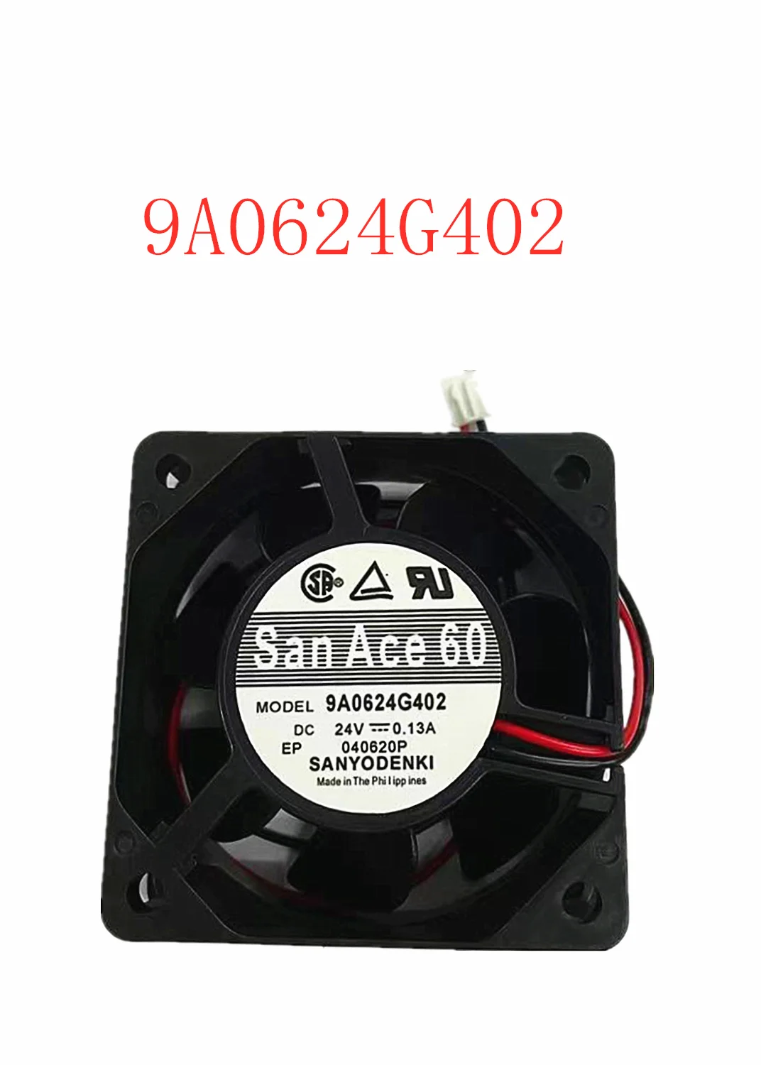 

For Sanyo Denki 9A0624G402 Server Cooling Fan DC 24V 0.13A 60x60x25mm 2-wire
