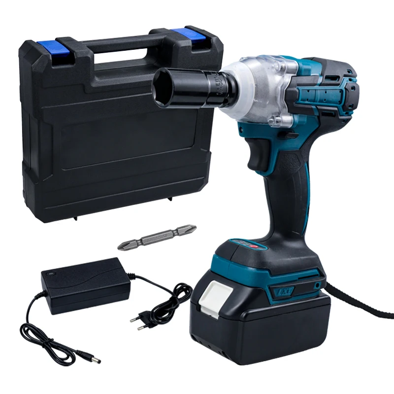 Электрический ударный гайковерт 18 в 1/2 Н. М бесщеточный перезаряжаемый