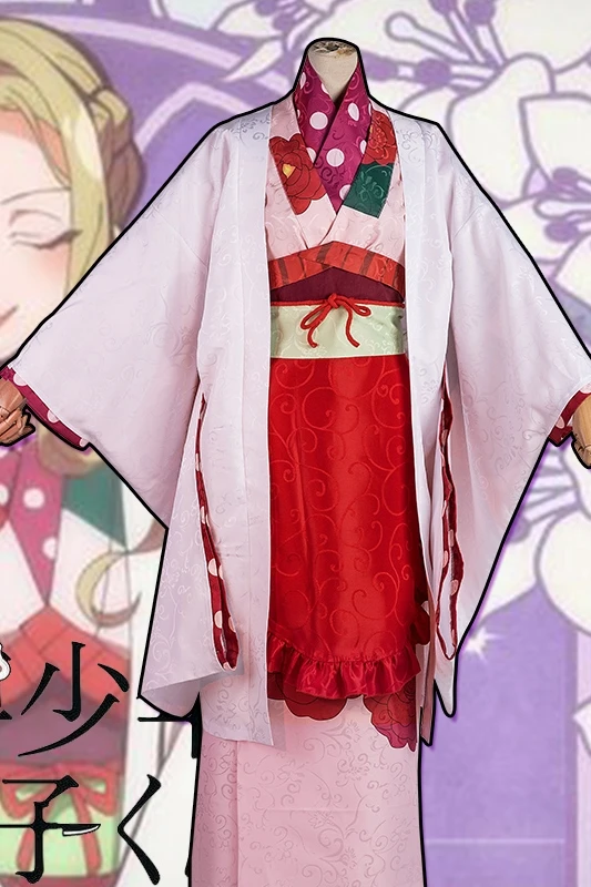 Аниме унитаз Hanako-kun Miko японское кимоно униформа Косплей Костюм Хэллоуин костюм