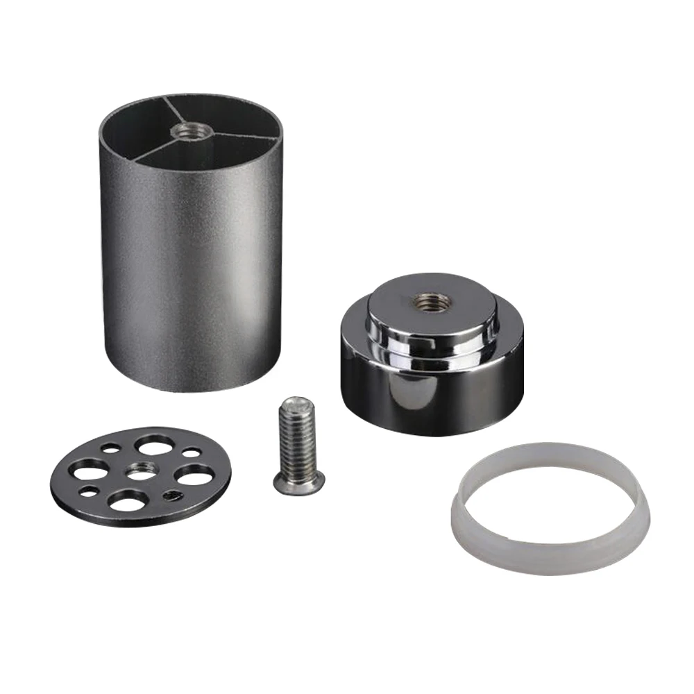 4PCS Aluminum alloy Furniture Legs Cabinet Table Round Shape 8mm Adjustable Feet 50mmx100mm Silver | Обустройство дома