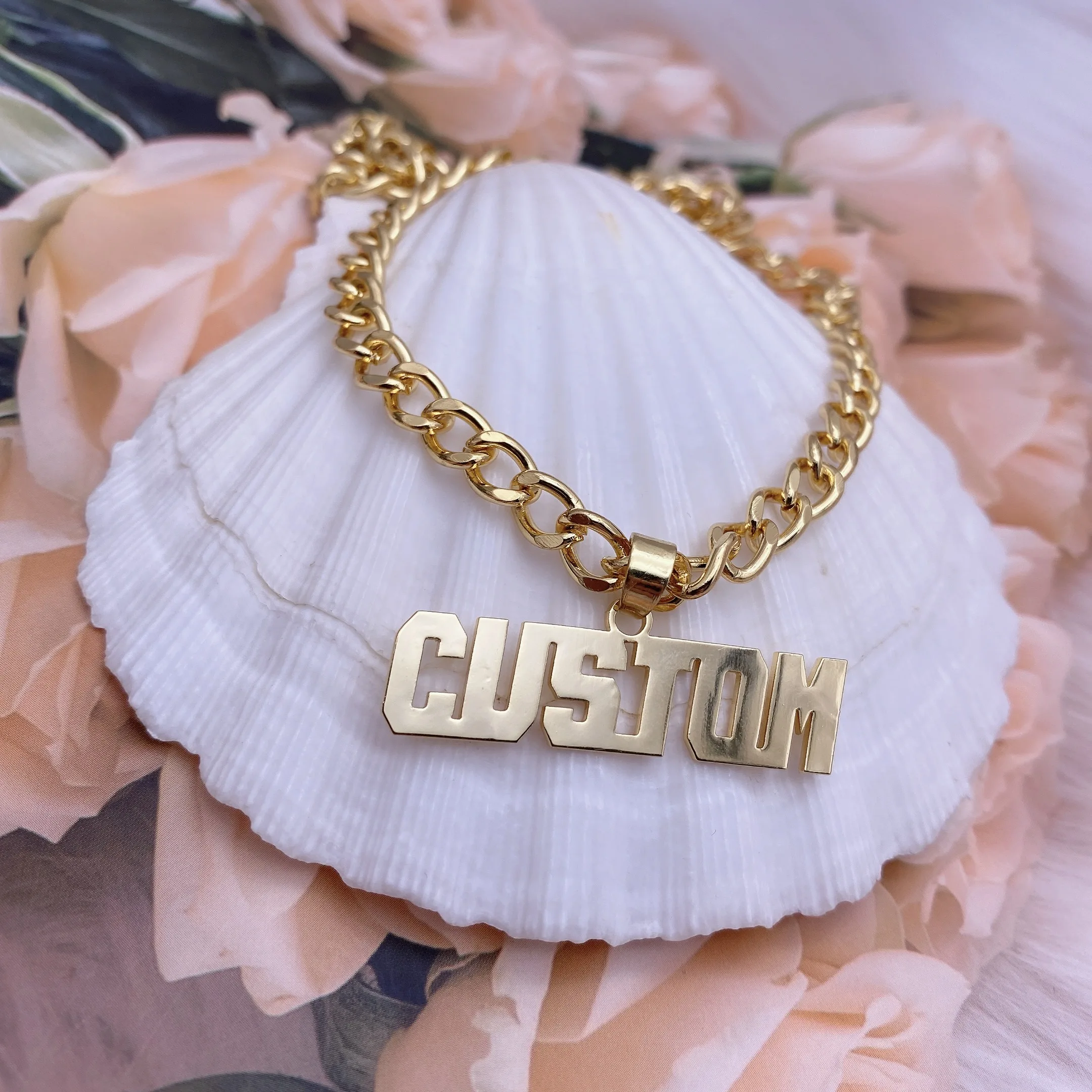 

Браслеты на ногу из нержавеющей стали женские, анклеты под заказ в форме сердца, простые и свежие, лето, бижутерия